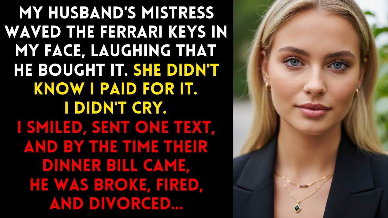 Любовница моего мужа хвасталась купленной мной машиной. 🚗 Я улыбнулась 😏 В ту ночь я бросила его ...