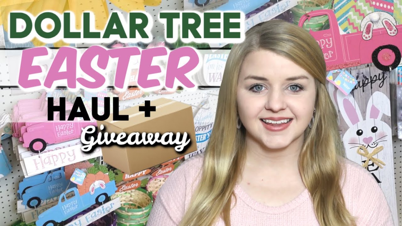 Dollar Tree Massive Easter Haul 2020 + GIVEAWAY | Krafts by Katelyn