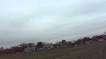 Flight video (Stealth Drone) 70mm edf jet.. thrust vector testing.