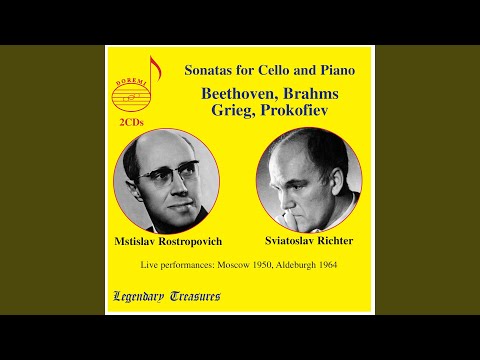 Cello Sonata No. 1 in E Minor, Op. 38: II. Allegretto quasi menuetto