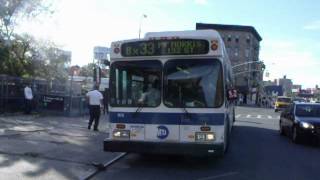 MTA New York City Bus C40LF 812 on the Bx33