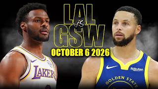 Los Angeles Lakers vs Golden State Warriors Full Game Highlights - October 6, 2026 | NBA Preseason screenshot 3