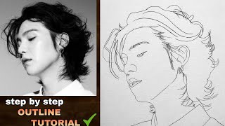How to draw BTS Suga - step by step | Easy Drawing Tutorial | YouCanDraw