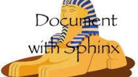 How to Document using Sphinx: Introduction