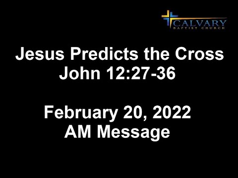 Jesus Predicts the Cross