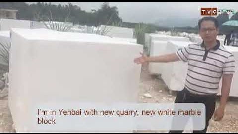 New Crystal White Marble from Yen Bai, New Blocks and New Quarry || TVC STONE - BETTER CALL US