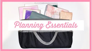 EVERYTHING I USE TO PLAN // My Planning Essentials &amp; What’s In My Travel Planner Bag!