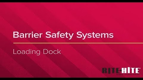 Rite-Hite Loading Dock Safety Barriers