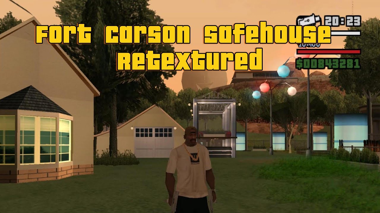 🏠 Fort Carson Safehouse Retexture Mod for GTA San Andreas | HD & Realistic!
