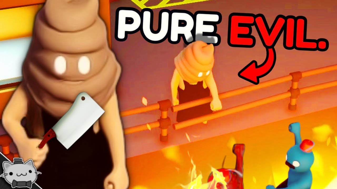 Эти моменты из GANG Beasts были просто кошмаром... (смешные моменты из Gang Beasts)