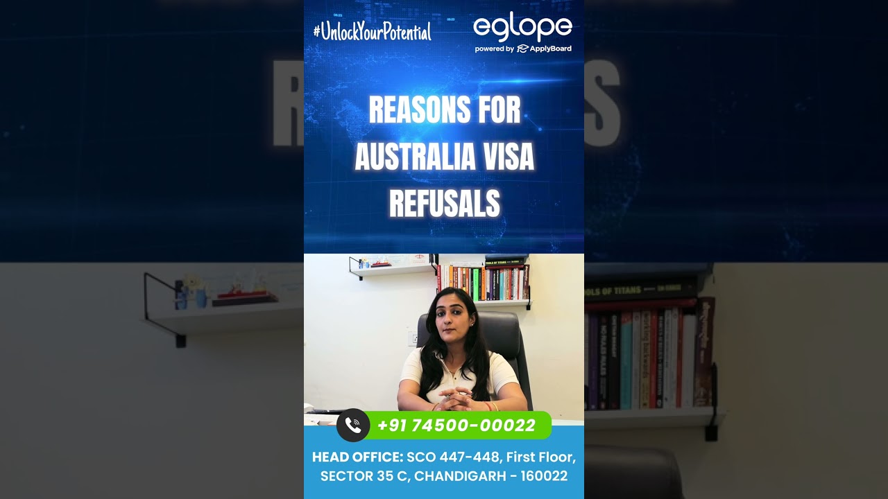 BIGGEST REASONS for Australia Study Visa Refusal | Study in Australia 2026 | Australia Visa | EGLOPE