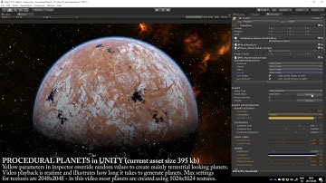 Work In Progress - Procedural Planets in Unity (Terrestrial)