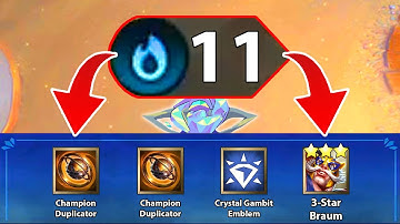 11 Lose Streak Crystal Gambit + x2 Champion Duplicator Cash Out !?