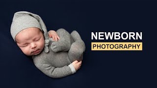 Newborn Photography bean bag setup + BTS baby posing