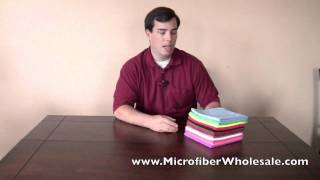 16"x16" Microfiber Towels in 12 Colors