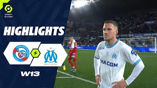 RC STRASBOURG ALSACE - OLYMPIQUE DE MARSEILLE (1 - 1) - Highlights - (RCSA - OM) / 2023-2024