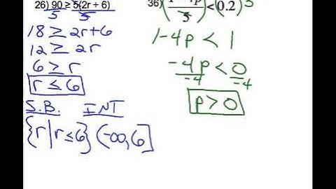 Lesson 1-5:  Solving Inequalties