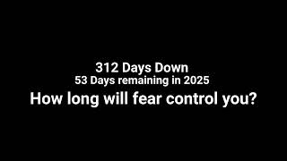 Day 313: 312 – Days passed, 53 days remaining in 2025 | 🕒 Countdown Begins!