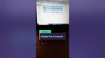 Select Multiple Files in Laptop #computer