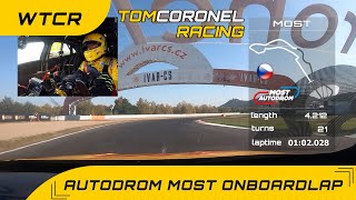 Most (Czechia) onboardlap by Tom Coronel (WTCR) - New track in 33 years