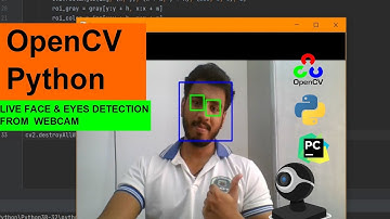 Eyes and face detection using OpenCV and Python in PyCharm IDE
