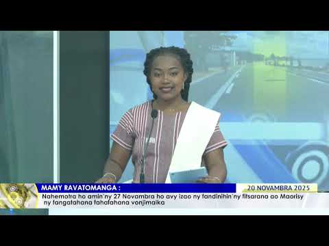 NY VAOVAO DU 20 NOVEMBRE 2025 BY TV PLUS MADAGASCAR
