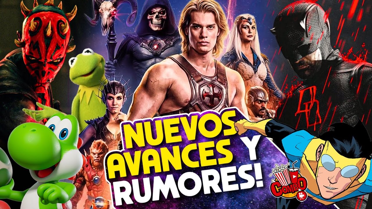 Invencible 4, tráiler HE-MAN, Darth Maul, Kpop Demon Hunters, Super Mario Galaxy y más #comboNEWS