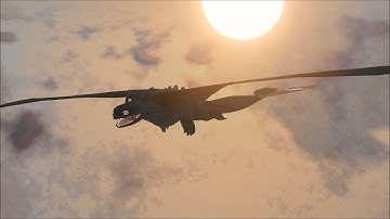 Toothless animation tests (And LightFury)