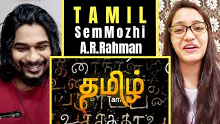 SEMMOZHI - TAMIL Anthem [REACTION] | AR.Rahman | SWAB REACTIONS with Stalin & Afreen