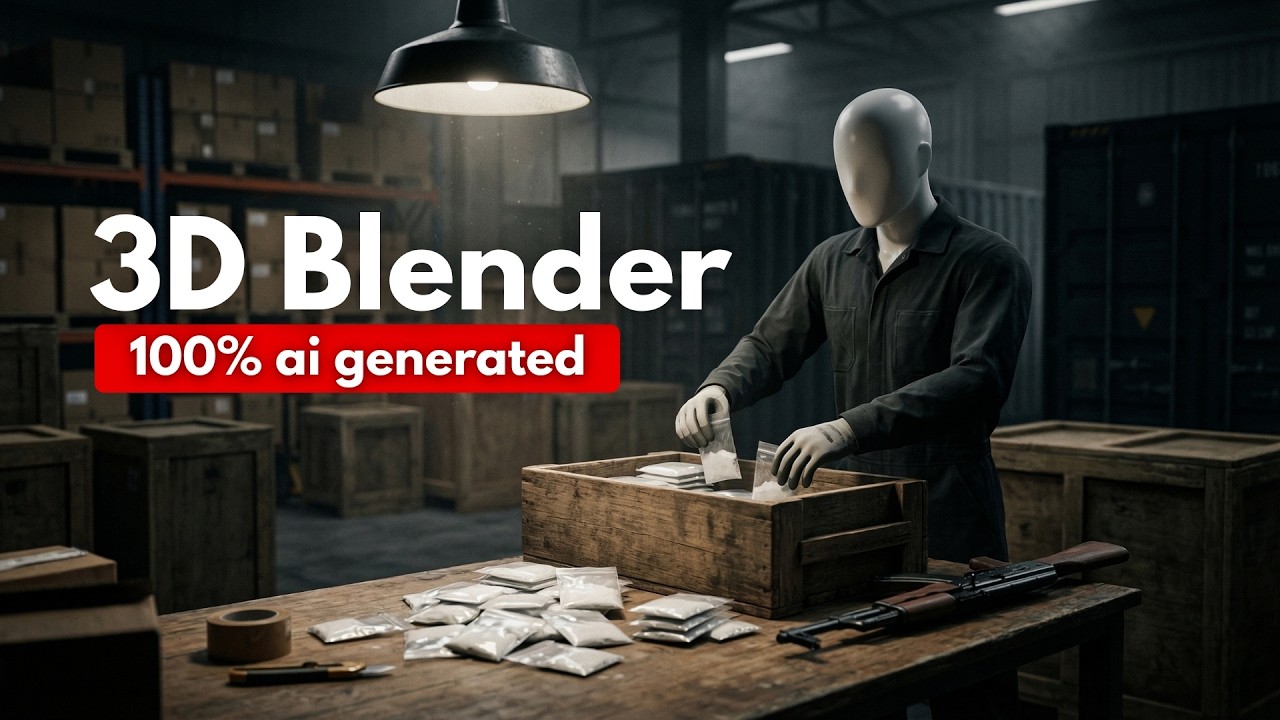 100% AI Generated Documentary (Blender 3D)