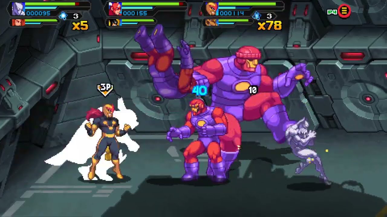 Marvel Cosmic Invasion - Arcade Mode (Medium) 4P Mode