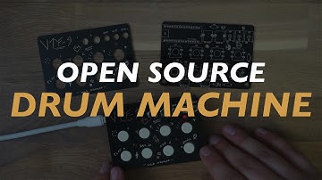 FREE OPEN SOURCE DRUM MACHINE DESIGN! DIY BUILD + DEMO