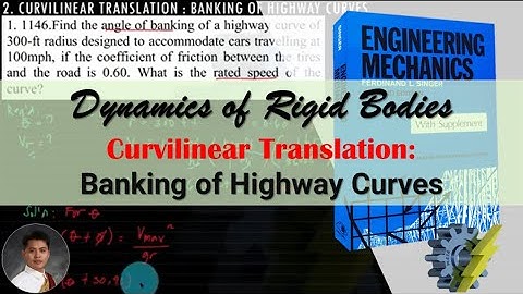 Curvilinear Translation | Banking of Highway Curves (Filipino)