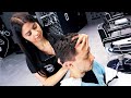 ASMR Wonderful head massage in Russian barbershop by Victoria Part 1