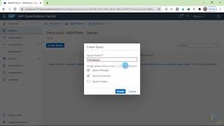 SAP Cloud Platform - Install AoC - Create Space | PART 60 | Free Course | Essential Training
