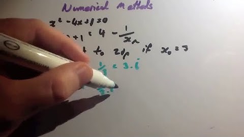 Numerical methods video
