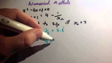 Numerical methods video