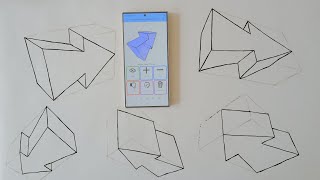 'Arrows in Every Direction' Proko Perspective Drawing Course Exercise