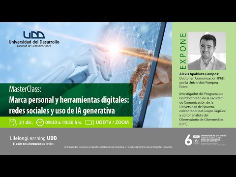 MasterClass | Marca personal y herramientas digitales: redes sociales y uso de IA generativa