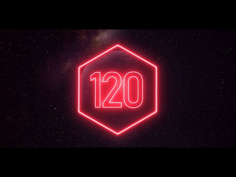 Red neon sota timer 120 seconds (сountdown)