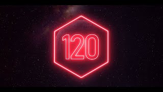 Red neon sota timer 120 seconds (сountdown)