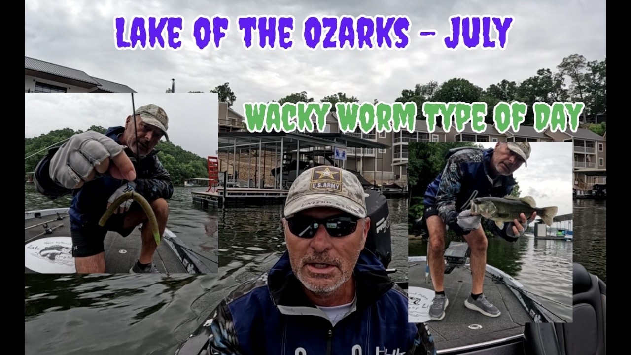 June Bass Fishing and a Wacky Bass Time on Lake of the Ozarks