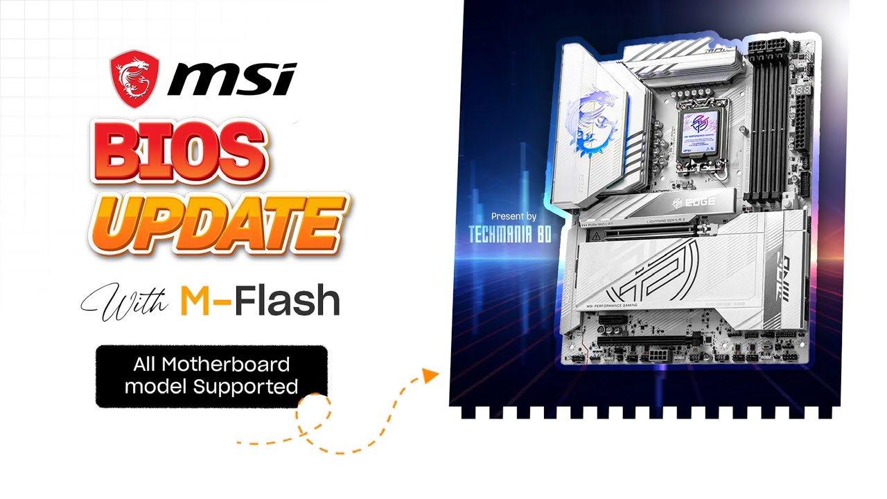 MSI How to Update BIOS using M-FLASH ! - YouTube