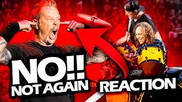 JAMES HETFIELD REACTION WHEN KIRK HAMMETT & LARS ULRICH SWITCH INSTRUMENTS LIVE (2023) #METALLICA