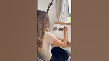 Cat pet portrait drawn in coloured pencils ✍🏼 #artist #drawings #drawing #coloredpencil #cats #art