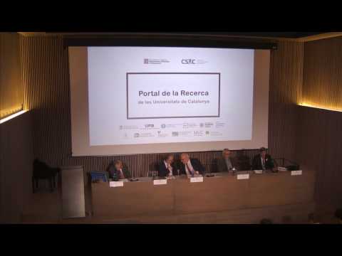 Acte del Portal de la  Recerca de Catalunya, 23 01 2017