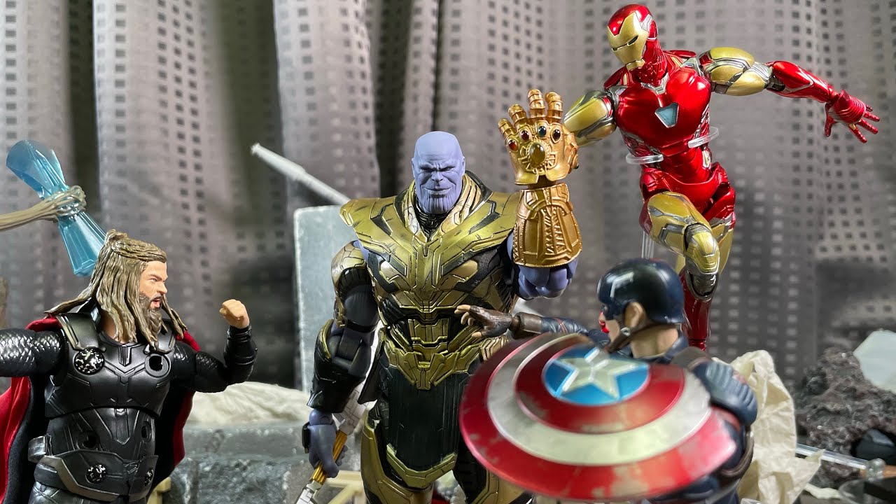 stop motion avengers endgame final battle - YouTube