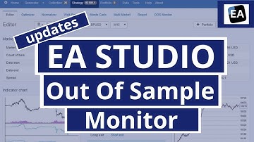 EA Studio Updates: Out of Sample Monitor and Acceptance Criteria