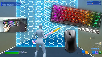 [UNBOXING] SteelSeries Apex Pro Mini Wireless ASMR🤩Fortnite Keyboard Sounds🏆