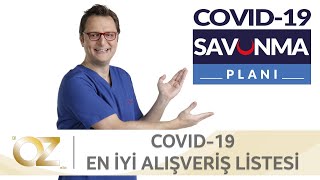 Covid-19 savunma planı - Market alışverişi